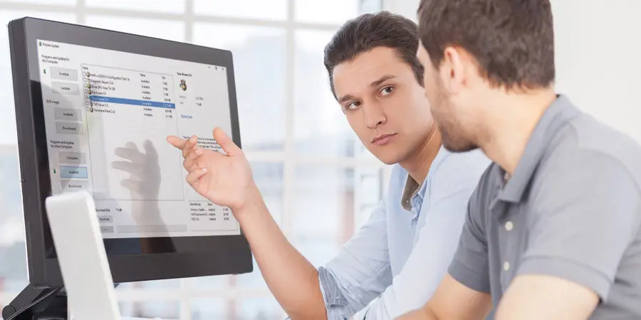 Polytec software tool reminding on available updates