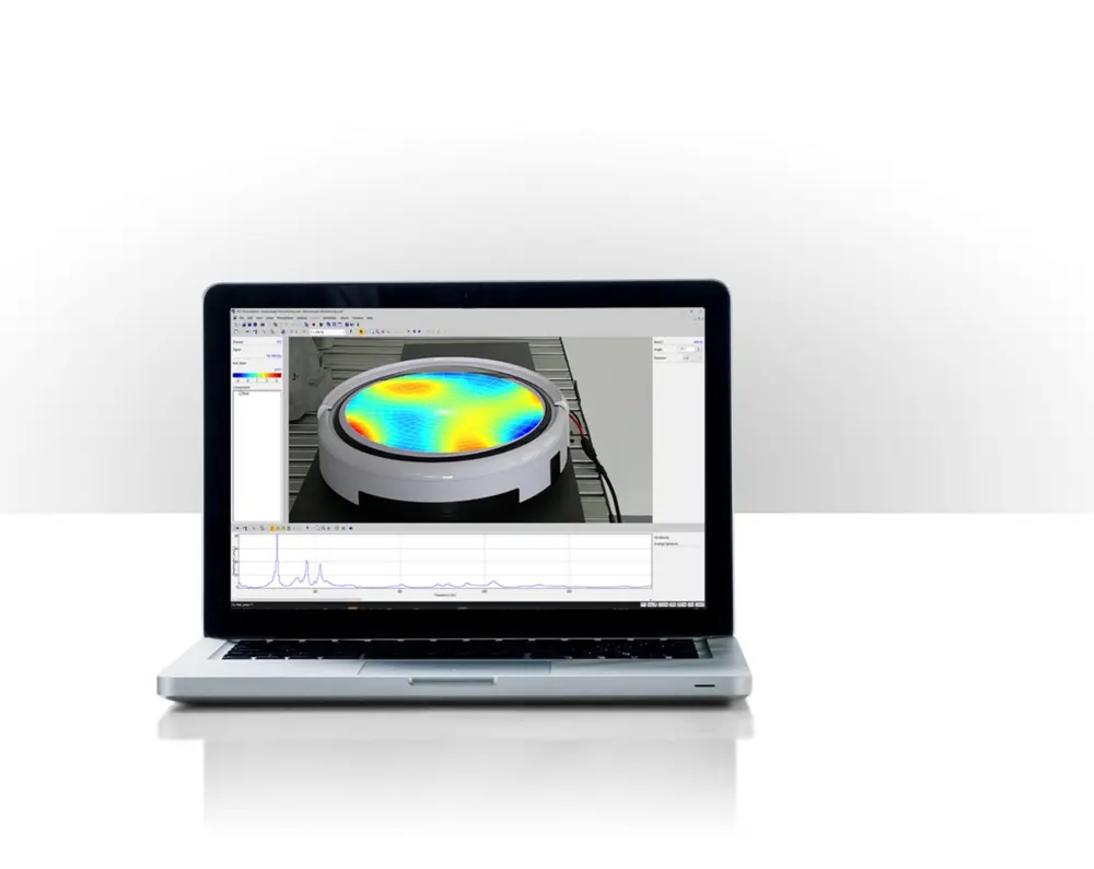 PSV Software for acquisition, editing and analysis of vibration measurement data