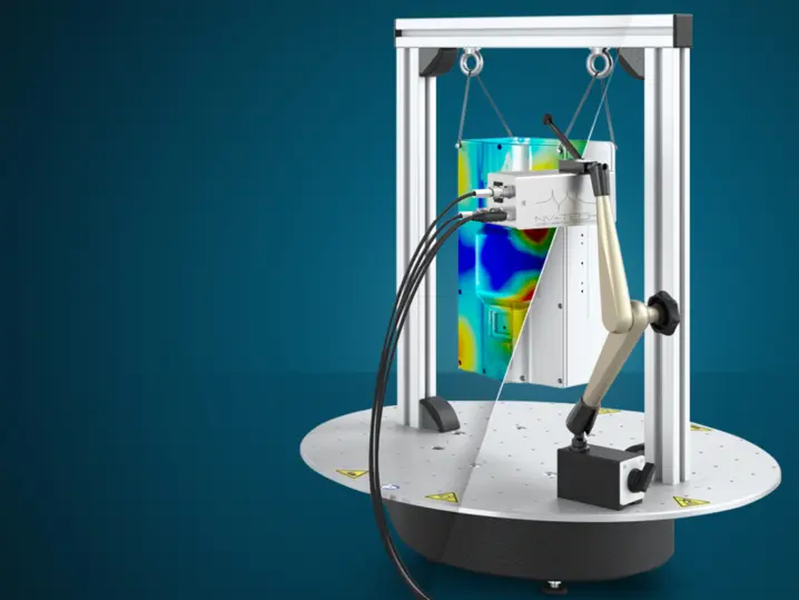 Automated modal testing with RoboVib® Bench