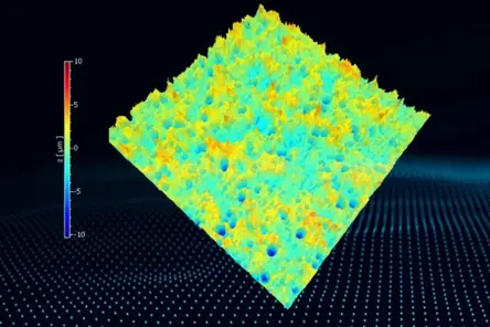 Sa, Sz, Sq instead of Ra, Rz, Rq - Areal roughness measurement ISO 21920 - measuring roughness and surface form on precision parts Measuring roughness and surface form on precision parts Surface roughness measurement with cross section on organic material like leather for automotive interior parts Surface roughness measurement with cross section on organic material like leather for automotive interior parts Micro roughness with cross section of a wafer surface Micro roughness with cross section of a wafer surface High-resolution roughness measurement <1nm; sample data of a polished silicon surface High-resolution roughness measurement <1nm; sample data of a polished silicon surface