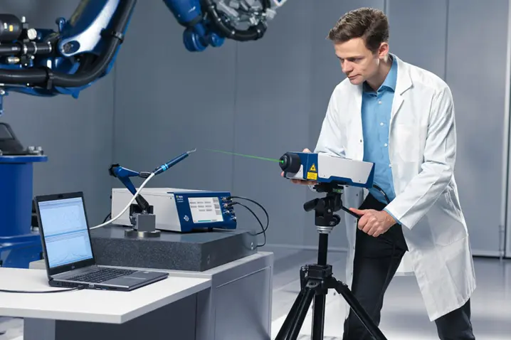 VibroFlex QTec provides clear and reliable measurement data from engineered and challenging surfaces of vibrating structures