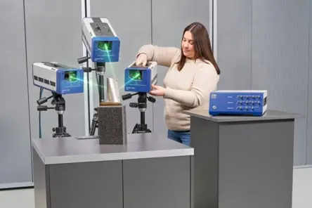 VibroScan QTec Xtra 3D – setup for strain-based model updating